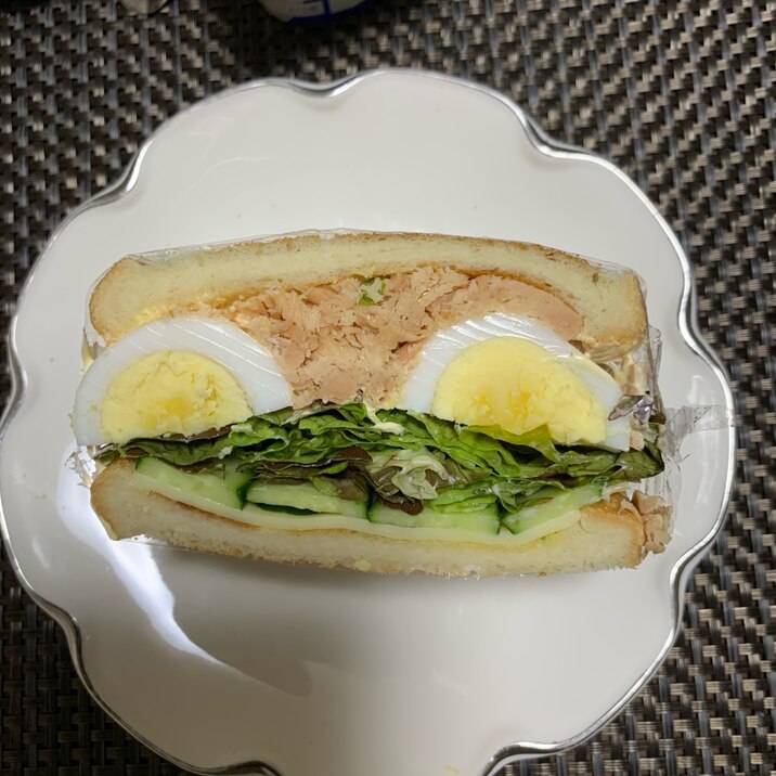 ボリュームサンドイッチ レシピ 作り方 By Panda2929 楽天レシピ